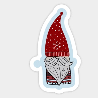 Gnome Christmas Sticker